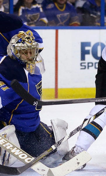 Another slow start dooms Blues in loss to Sharks
